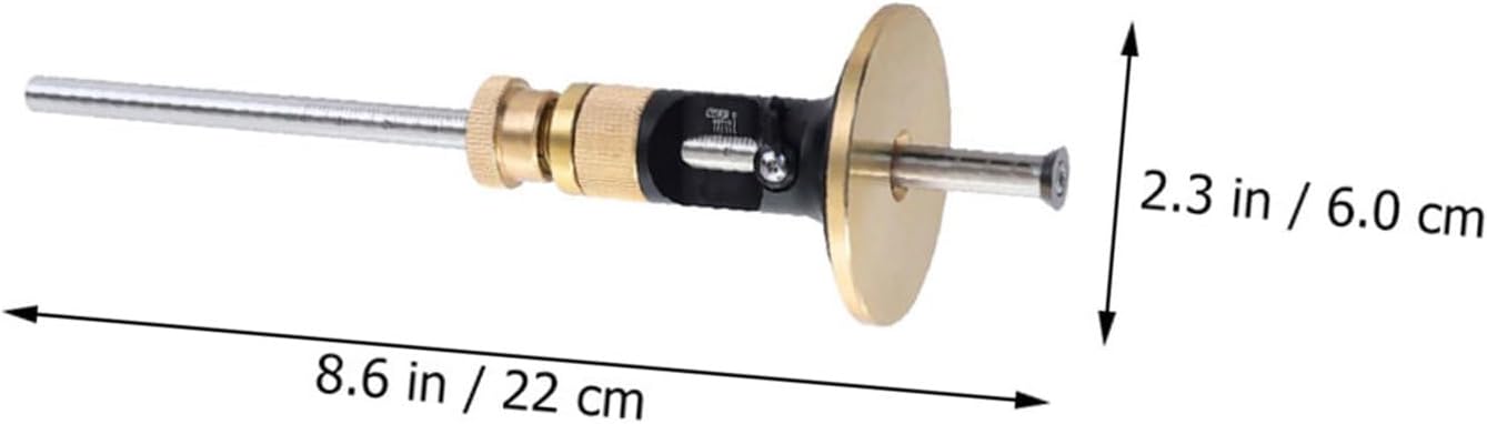European-type Carpenter Marking Gauge with Carbide Blade, Fine-tuning Woodworking Scribe Tool for Precise Parallel Lines, Sturdy Woodworking Mortise Marker