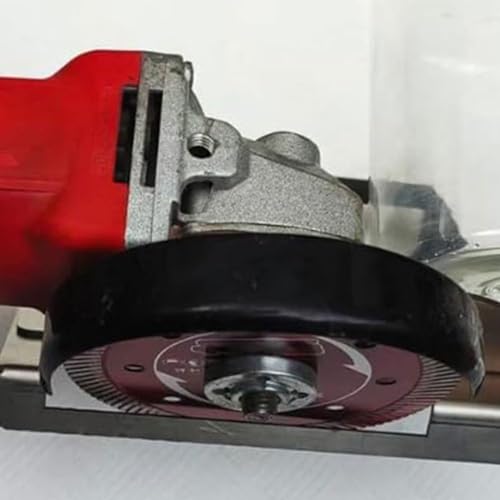 Soporte de amoladora angular para evitar roturas al cortar azulejos a 45 grados 8