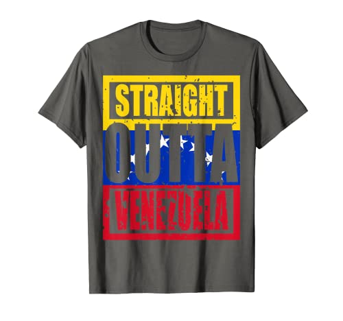 Straight Outta Venezuela Camiseta Venezuela Regalo Idea Camiseta
