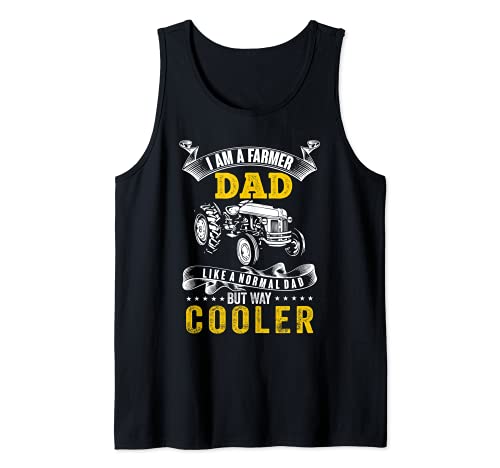 Men I'm a Farmer Dad Tractor Farm Father Camiseta sin Mangas