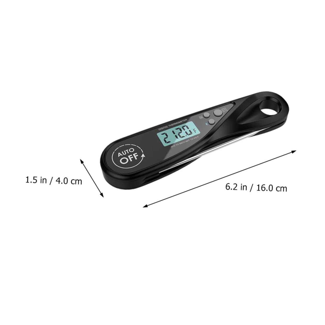 2 Piezas termómetro de barbacoa termómetro digital termómetro de horno sonda de lectura instantánea termometro para carnes termómetro de lectura instantánea impermeable abdominales