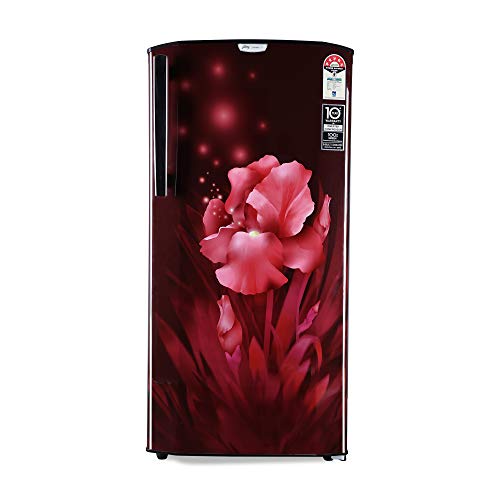 Image of Godrej 192 L 5 Star Inverter Direct-Cool Single Door Refrigerator with Farm freshness upto 24 days (RD EDGENEO 207E 53 THI AQ WN, Aqua Wine, 2022 Model)