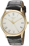 Tissot unisex-adult Excellence Steel And 18K Gold Dress Watch Black T9264101601300