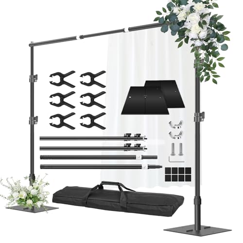 Support de toile de fond 2,6 x 3 m réglable studio vidéo mariage