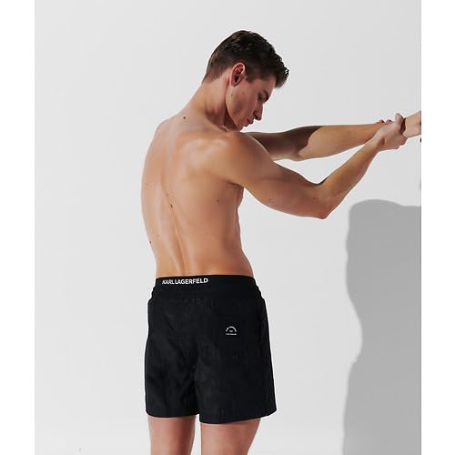 KARL LAGERFELD Homme Short Boardshorts with Elastic