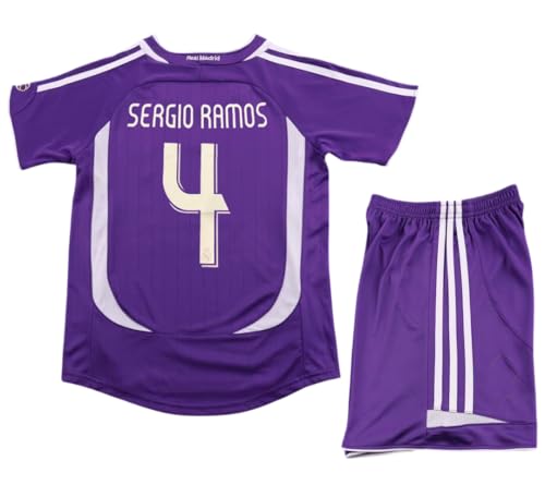 Ramos Kids Jersey CAMISTE 2006-2007 Purple Color (28)