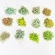 Cayway 24 PCS Static Flower Tufts Miniature Colorful Flower Cluster for Static Grass Tufts for Model Train Railroad Scenery DIY Miniature