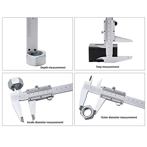 Calibrador Vernier Precisión Alta 0-200 mm miniatura 4