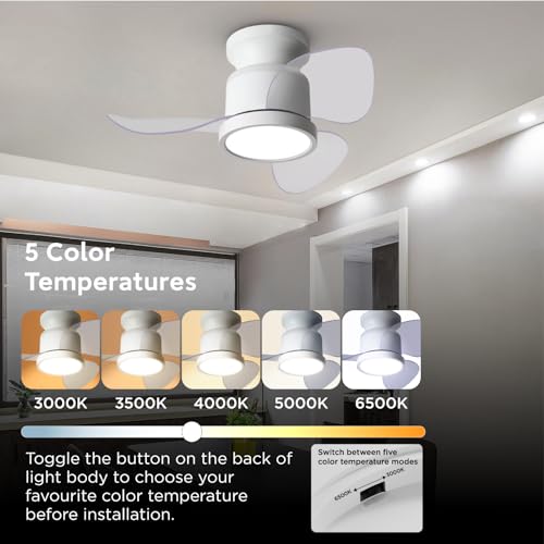 Taloya Quiet Ceiling Fans With Up/Down Lights thumb #2