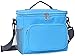 Sac Isotherme Moyen Sac à provisions Doux isolé Pique-Nique Famille Sac Frais Sac à Lunch Thermique Sac de Refroidissement pour Travail Plage Pique-Nique Camping 10L-Bleu Well