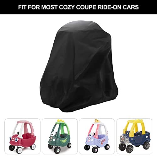 Image of Waterproof Cover for Cozy Coupe Truck Ride-On Car, Toddler Car Push and Buggy Cover Outdoor Sun, Dust, Snow Protection (Only Use for Cozy Coupe) (Pack of 2)