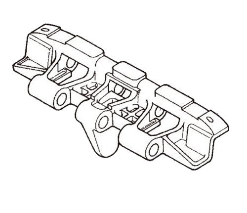 モデルカステン 1/35VK4501 P ポルシェテイーガー試作型履帯 SK-74