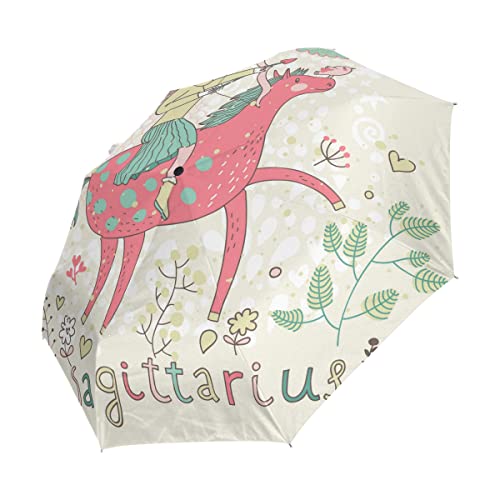 Parapluie automatique protection UV coupe vent fille et voyage