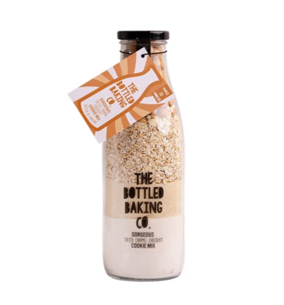 The Bottled Baking Co. | Gorgeous Salted Caramel Cookie Mix, 750ml Bottle