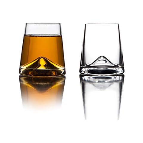 Sempli Monti Shot Glasses Set of 4 - Premium Clear Shot Glass Set for Wine Tasting, Tequila, Whiskey & Vodka, Heavy Base, Hand Blown, Lead-Free Crystal, Artisanal Design - 2 oz Cover