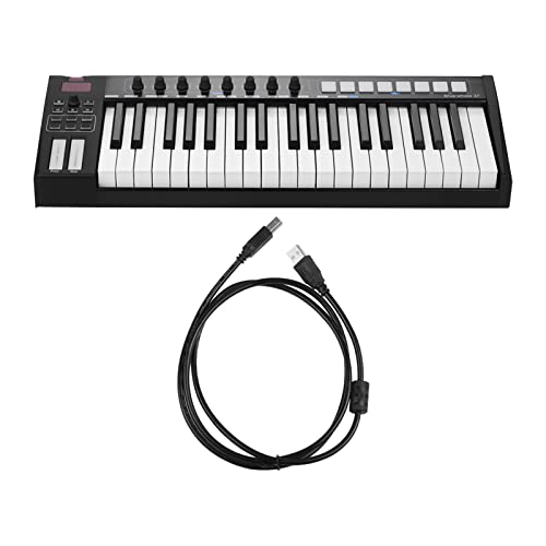 Clavier Piano 37 USB MIDI Clavier du Contrôleur 37 Touches Semi-pondérées 8 RVB Tampons De Déclenchement Rétro-éclairés… - Les Beatles, Paul McCartney, John Lennon, RIngo Starr, George Harrison Clavier Piano 37 USB MIDI Clavier du Contrôleur 37 Touches Semi-pondérées 8 RVB Tampons De Déclenchement Rétro-éclairés… – Image 8
