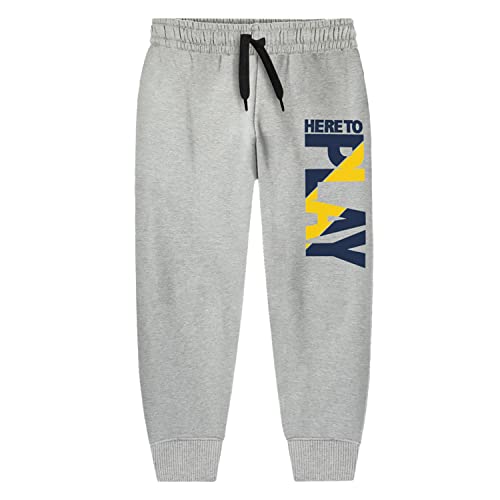 Image of Trampoline Cotton Trackpants for Kids Pack of 3 with Drawstrings & Ribbed Cuffs | Boys & Girls Joggers with Prints | Side Pockets Soft Waistband | Breathable & Stretchable Playwear