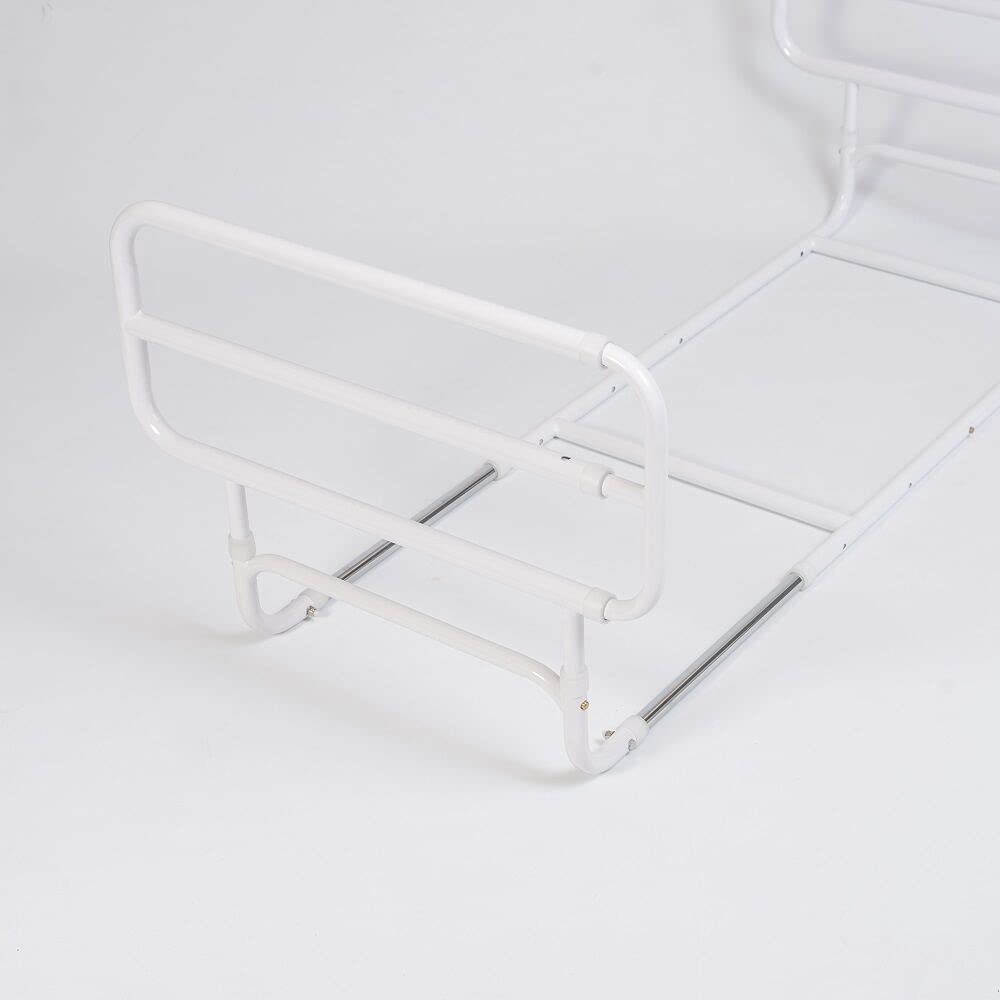 NRS Healthcare Double Sided Easyfit Bedguard Rail, Large, White