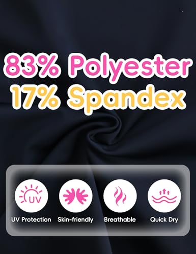 Image of Girls Rash Guard Swimsuit Two Pieces Adorable Swimswear Quick Dry Bathing Suit Long Sleeve