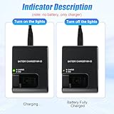 MH-25 Cameras Charger for Nikon, Camera Battery Charger for EN-EL15 EN-EL15a EN-EL15b, Compatible with D500 D600 D780 D850 D750 D7000 D7100 D7200 D7500 D810 - Image 6