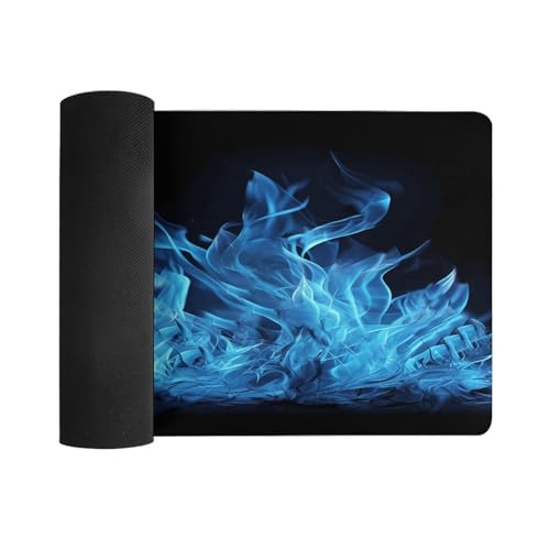 Blue Flame Desk Pad Grande de Goma 60x30 cm miniatura 3