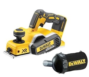 DeWalt DCP 580 N Akku Hobel 18 V 82 mm Brushless + Staubfangsack DWV 9390 - ohne Akku, ohne Ladegerät