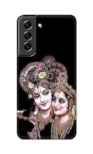 Image of PRINTFIDAA� Printed Hard Back Cover Case for Samsung Galaxy S21 FE 5G Back Cover (Radha Krishna) -2808