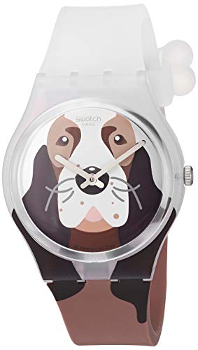 Buy Swatch I Love Your Folk Quartz Silicone Strap, Brown, 16 Casual Watch  (Model: GE277) Online at Low Prices in India - Amazon.in