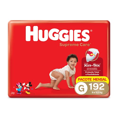 Fralda Huggies Supreme Care G - 192 Fraldas