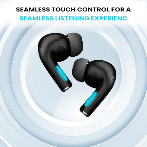 Image of Kratos TW02 Ear Buds Wireless with 30H Playtime, Noise Isolation & Clear Calls, Bluetooth Earbuds with Voice Assistant, Ear Buds with Bluetooth V 5.3 & with Type C Fast Charging, IPX5 TWS Earphones