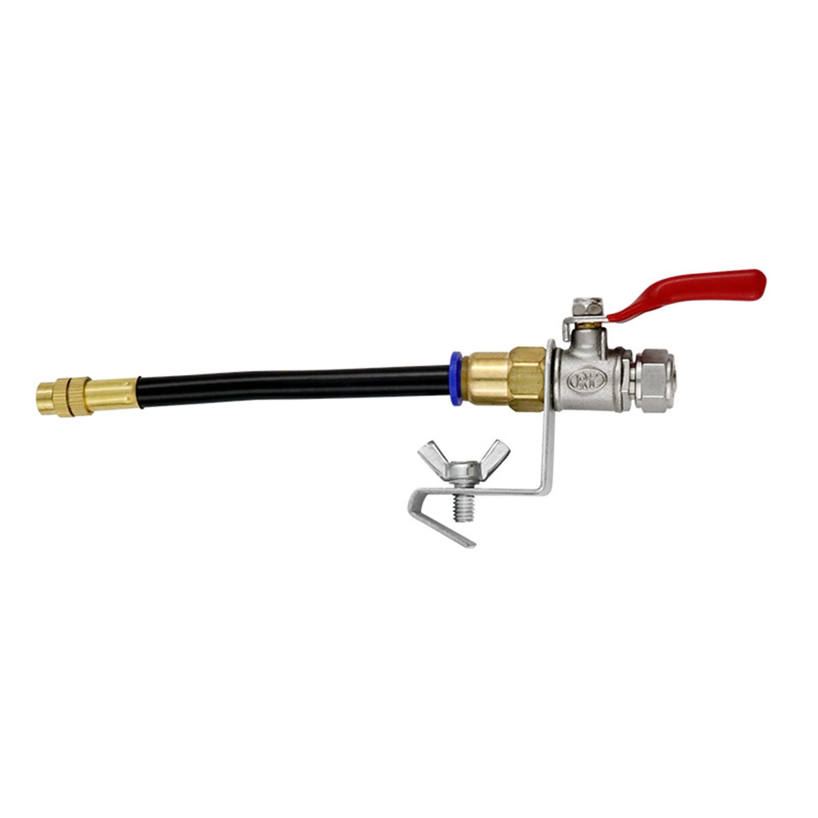 Osniyaw Short Aluminium Pipe Water Attachment Leakproof Sprayer For Angle Grinder Stone Cutting Reduce Dust Increases Safety Professional Use Stone Cutting Sprayer