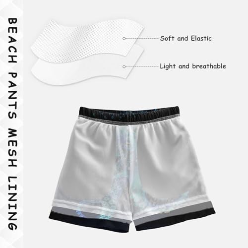 Blue Green Octopus Bubble Boys Swim Trunks Kids Toddler Beach Board Shorts Teen Quick Dry Bathing Suit Swimsuit4