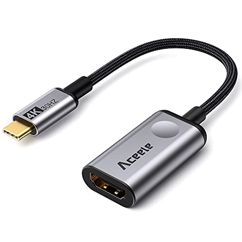 【Ampia compatibile】Compatibile con dispositivi di tipo C che supportano l'uscita video, come MacBook Pro, MacBook Air, iPad Pro, Dell XPS 15, Chrome Book Pixel, telefoni cellulari Samsung serie S e serie Note (ma non compatibile con serie A), Telefono cellulare Huawei serie Mate e P (ma non compatibile con la versione Lite). Non supporta i telefoni Xiaomi e Redmi! (Se non sei sicuro che il modello del tuo dispositivo sia compatibile, puoi inviarci un'e-mail)