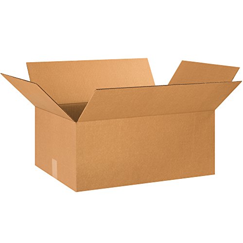 Image of SHIP NOW SUPPLY 24x16x10 Corrugated Boxes, Large, 24L x 16W x 10H, Pack of 15 | Shipping, Packaging, Moving, Storage Box for Home or Business, Strong Wholesale Bulk Boxes