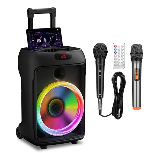 【新品未使用】カラオケセット ワイヤレスマイク スピーカーセット 6000mAh 41jqmnBpu8L.jpg