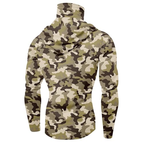 Sun Shirts for Men Long Sleeve UPF 50+ Fishing Shirt Lightweight Sun Protection Rash Guard Cooling Hoodies with Mask2