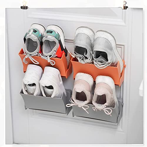 Wand-Schuhregal Mit 18 Taschen – 80x40 Cm, Mit Haken, Für Schrank, Wohnmobil, Badezimmer & Mehr