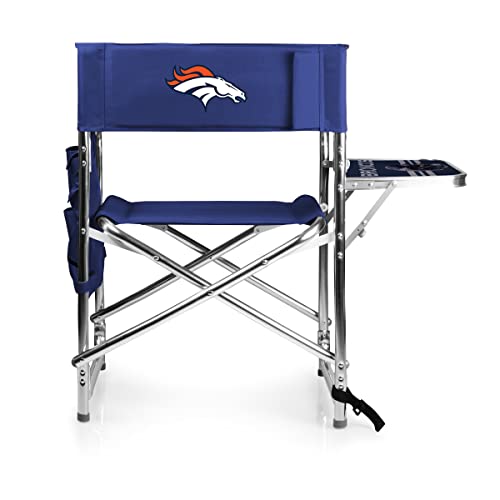 Image of Picnic TIME NFL Unisex-Adult NFL Sports Chair with Side Table, Beach Chair, Camp Chair for Adults