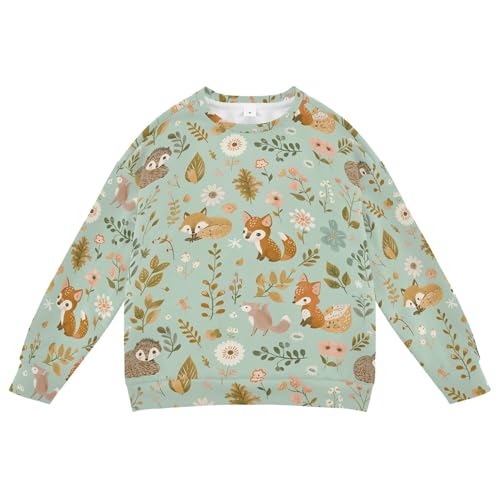 JUNZAN Cute Small Animals Little Kids Pullover Hoodie Fleece Kids Pullover Hoodie Party 4T