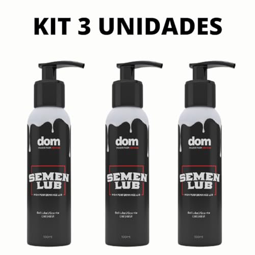 Kit Lubrificante Semen 3 unidades