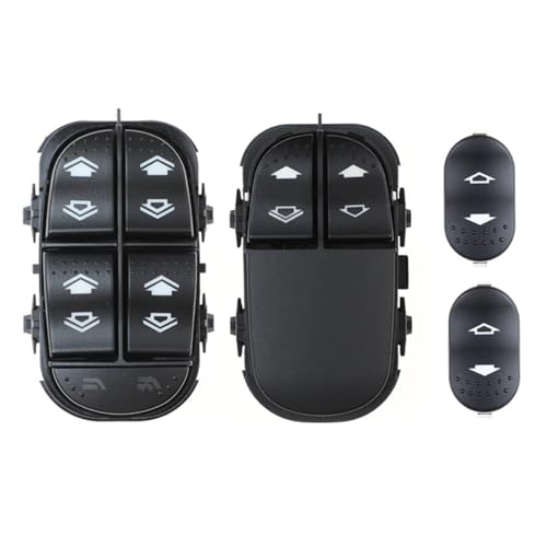 Bouton Commande Lève-vitre réactif pour Focus CAK - Pack 4 pièces avec mécanisme fluide OE