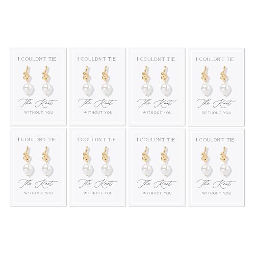 Bridesmaid Gifts Bridesmaid Earrings Maid of Honor Proposal Gold Knot Earrings Bridesmaids Gifts