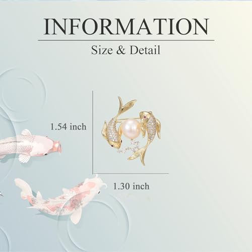 Image of Animal Brooch for Women Rhinestone Brooch Pin 18k Gold Plated Animal Lapel Pin Fashion Jewelry Gift for Mom Wife
