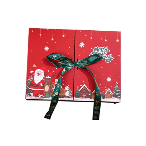Boîte cadeau de Noël réutilisable Qianly grand format avec organiseur