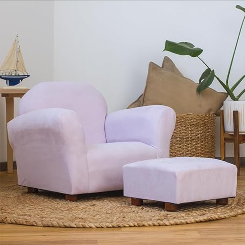 Keet-Roundy-Child-Size-Chair-with-Microsuede-Ottoman-Kids-Chair-Toddler-Chair-with-Ottoman-Toddler-Sofa-Couch-for-Girls-Kids-Couch-with-Ottoman-Baby-Couch-Ages-2-5-Years-Lavender Keet Roundy Child Size Chair with Microsuede Ottoman Kids Chair Toddler Chair with Ottoman Toddler Sofa Couch for Girls Kids Couch with Ottoman Baby Couch Ages 2 5 Years Lavender