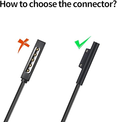 Miniatura 5 de Cargador para portátil Surface Pro Surface para Microsoft Surface Pro 3 Pro 4 Pro 5 Pro 6 Pro 7 Pro X Surface Laptop 4, 3, 2, 1, Surface Book