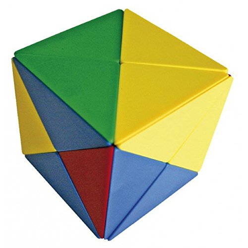 Preisvergleich Produktbild Magnetwürfel Triangle Puzzle - Magnete für Kinder 80x80x80mm - Formen bauen
