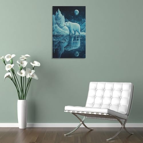 Image ours tableau sur toile pour une ambiance maison cocooning - 5