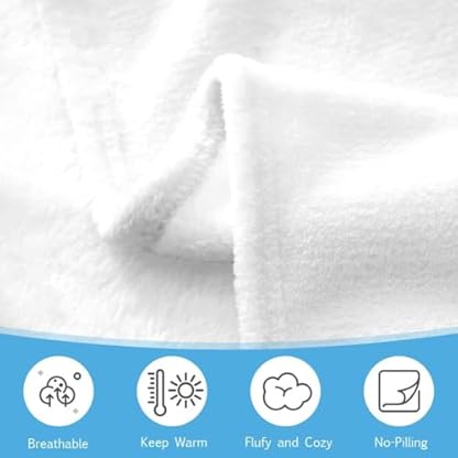 Frozen Kuscheldecke Cartoon Frozen Decke Flauschig 3D Anime Kuscheldecke für Couch Blanket, Übergroße Warme Super Weiche Decke Schlafdecke Sofadecke Reisedecke 150x100cm – Bild 6