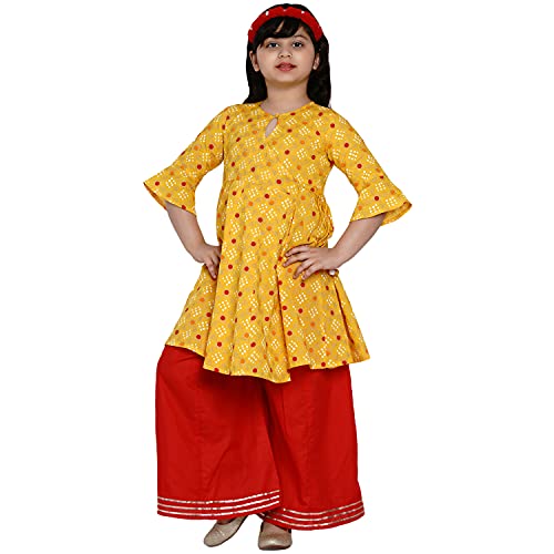 Image of Bitiya By Bhama Girl's Cotton Kurta Sets
